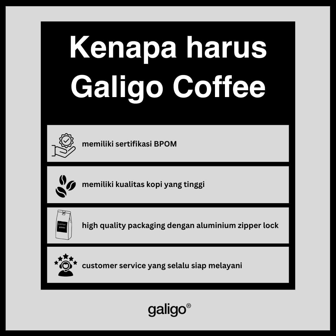 Kopi Bubuk Arabika Toraja Specialty/Premium 250g (Galigo Coffee)