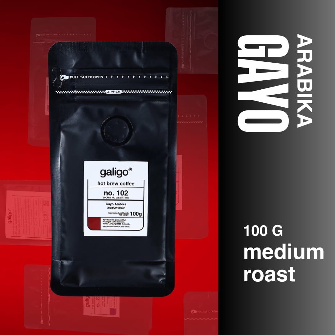 Kopi Bubuk Arabika Gayo Aceh Specialty/ Premium 100g (Galigo Coffee)