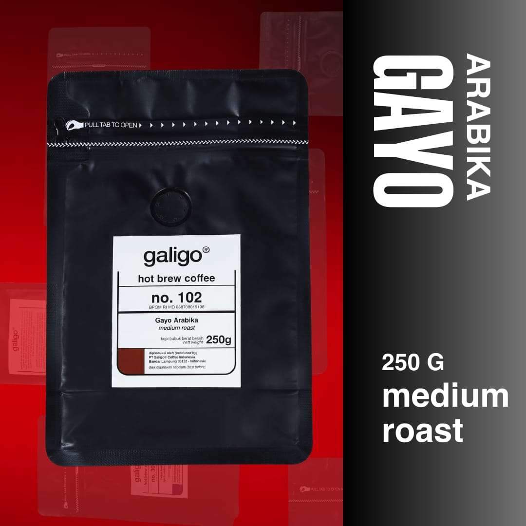 Kopi Bubuk Arabika Gayo Aceh Specialty/ Premium 250g (Galigo Coffee)