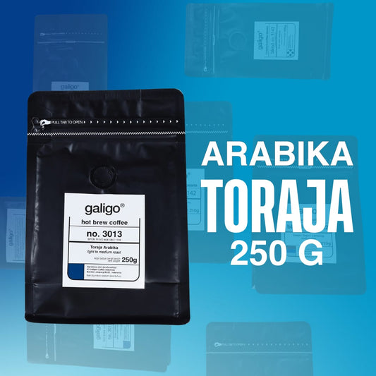 Kopi Bubuk Arabika Toraja Specialty/Premium 250g (Galigo Coffee)