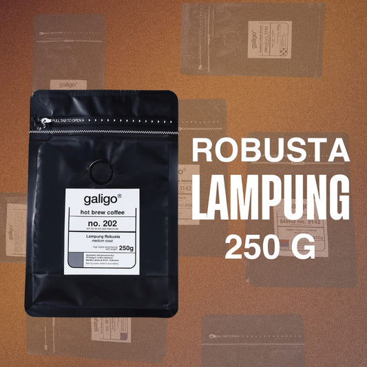 Kopi Bubuk Robusta Lampung Asli/ Premium 250g (Galigo Coffee)